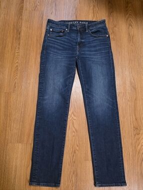 American Eagle Airflex Slim Straight Blue Denim Jeans Men’s Size 31X32